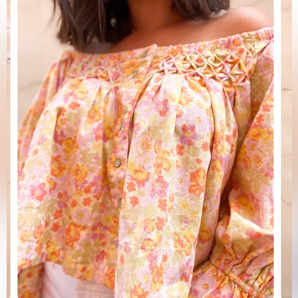 Free people James Smock Top NWT $128 MSRP